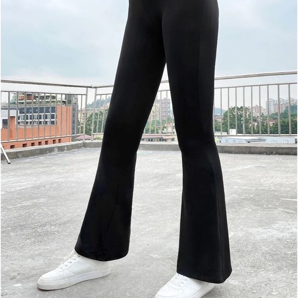 No Boundaries Woman’s Black Fit & Flare High Stretch Elastic Waistband Pants XL - Picture 15 of 15